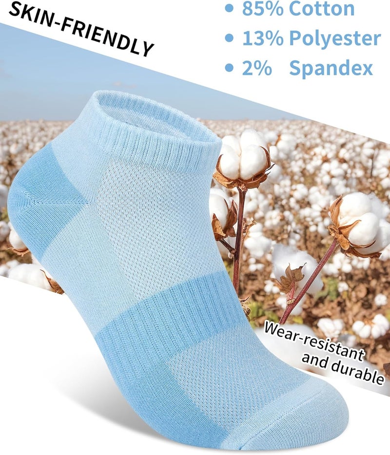 Darller 6 Pairs Ankle Socks for Women - Lightweight Low Cut No Show Casual Cotton Socks Breathable - Image 4